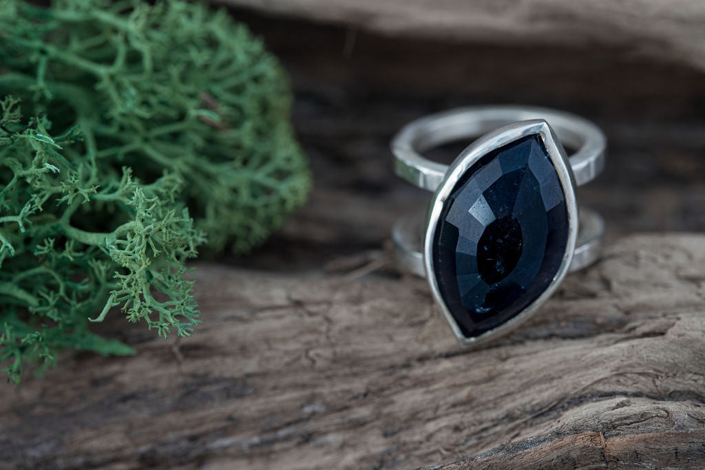 Tourmaline Cocktail Ring, Rings, Small Dog Silver