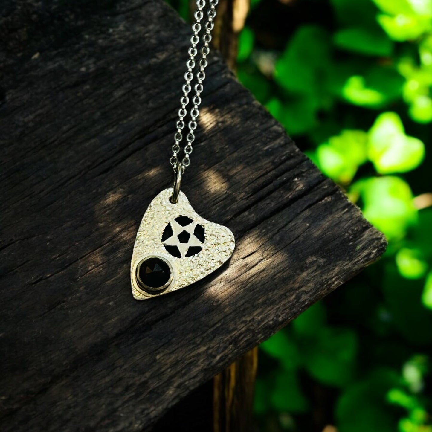Sapphire Planchette Necklace