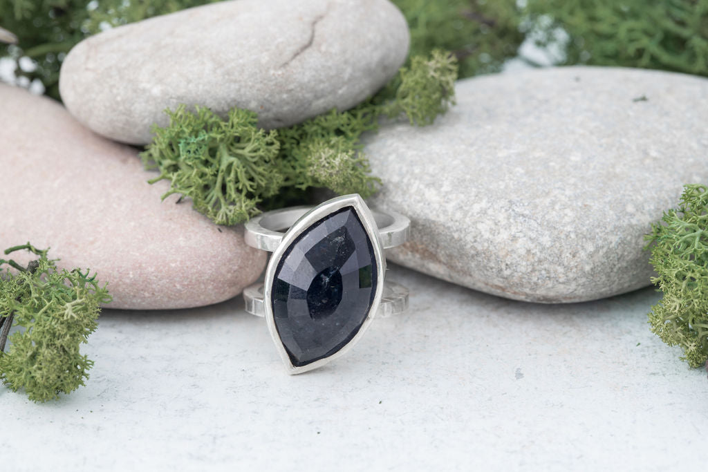Tourmaline Cocktail Ring, Rings, Small Dog Silver