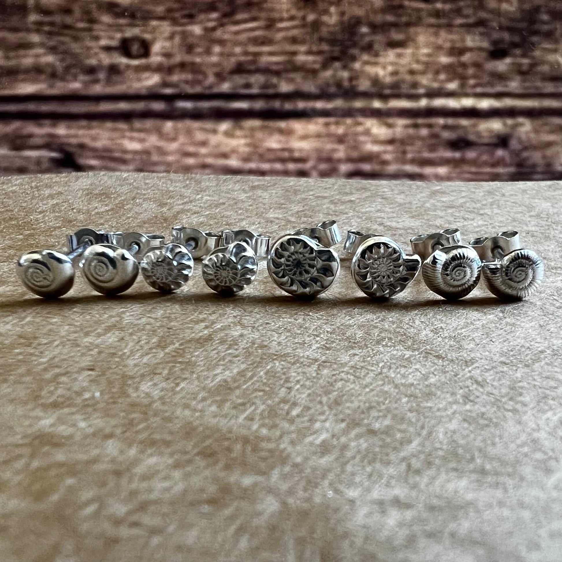 Stud Earrings, Earrings, Small Dog Silver