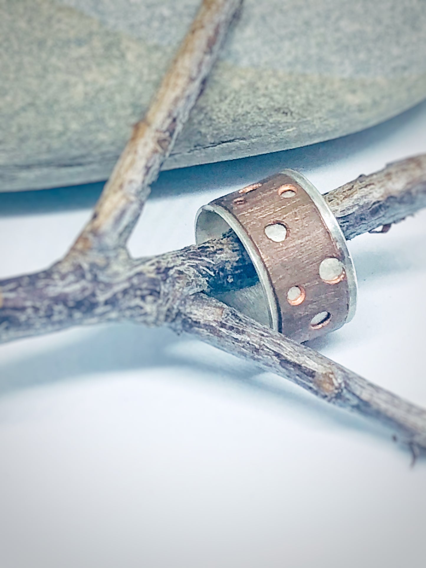 Copper Jacket - Sterling Silver and Copper Ring