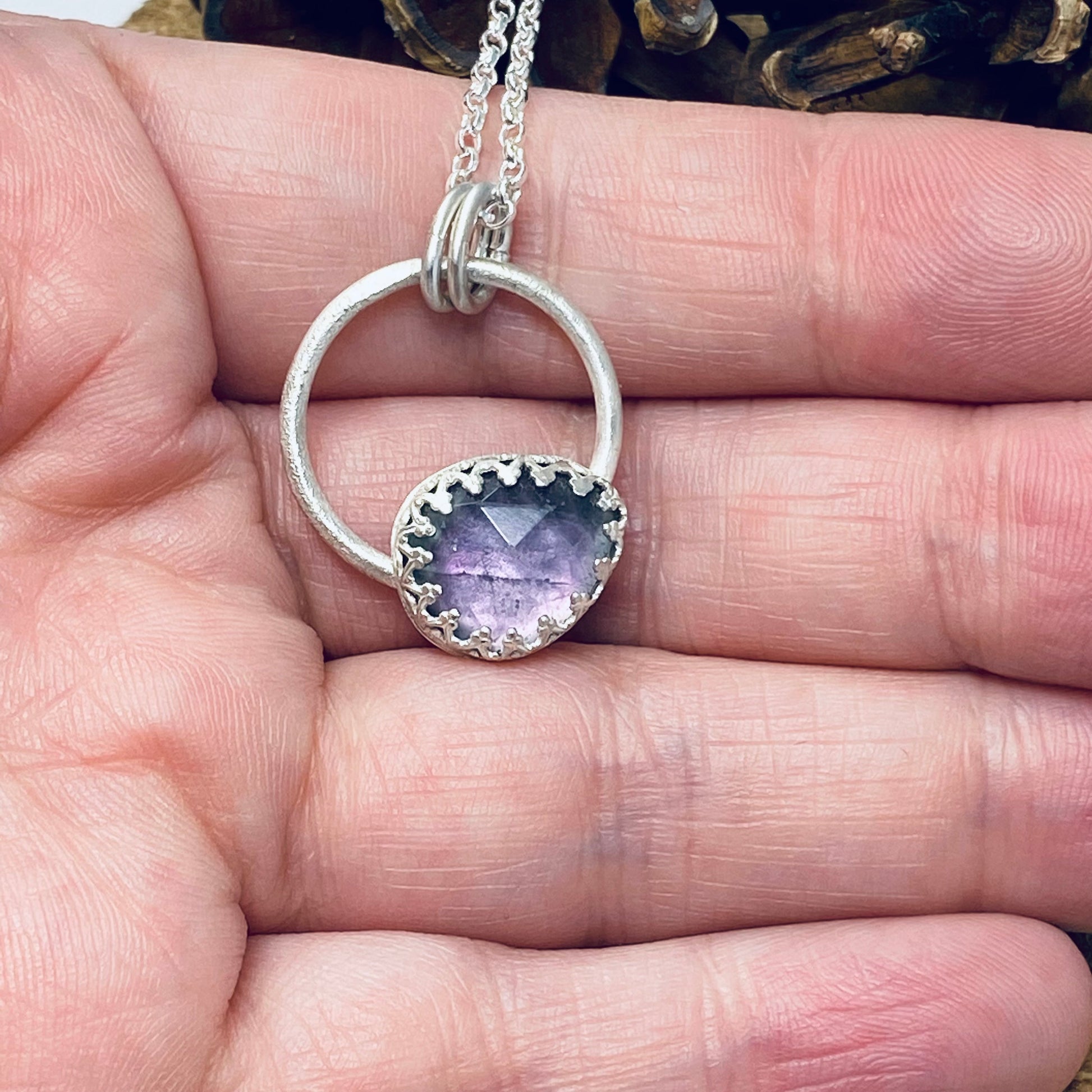 Juicy Gemstone Necklace, Necklace, Small Dog Silver