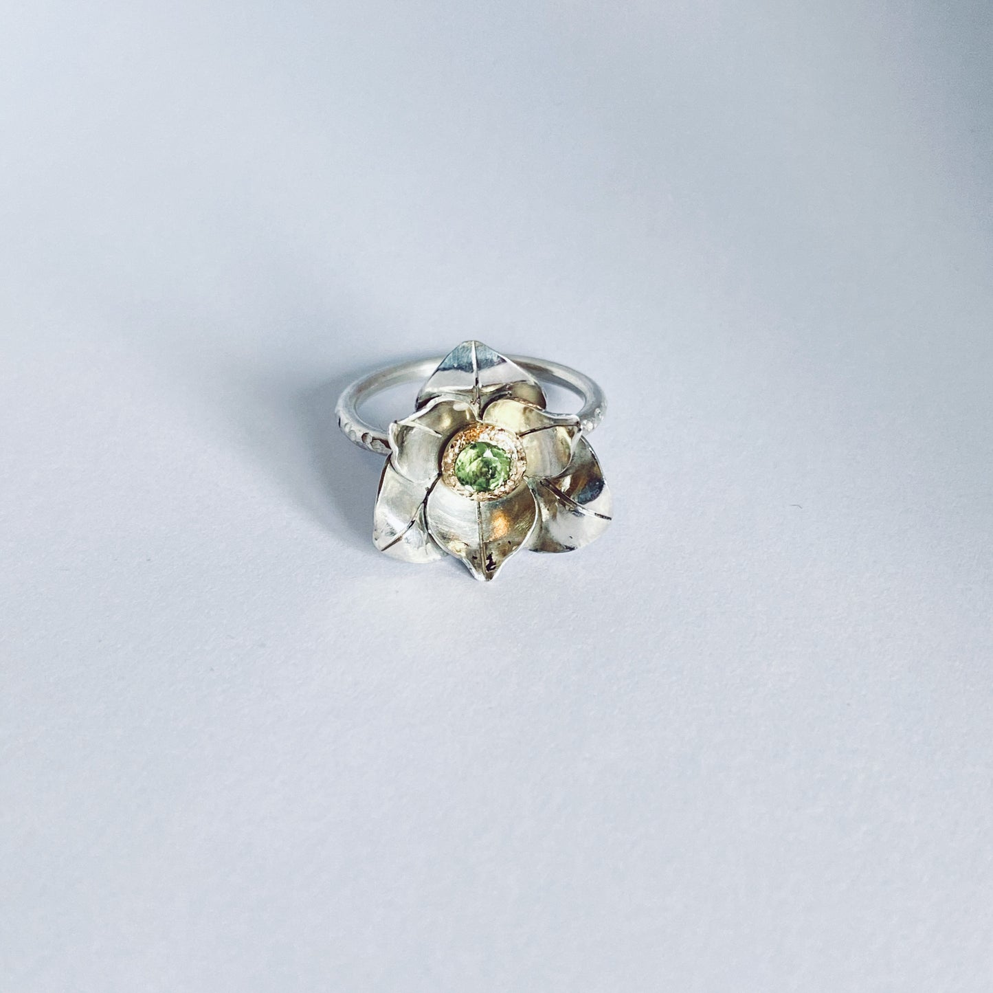 Crocus Ring, Rings, Small Dog Silver