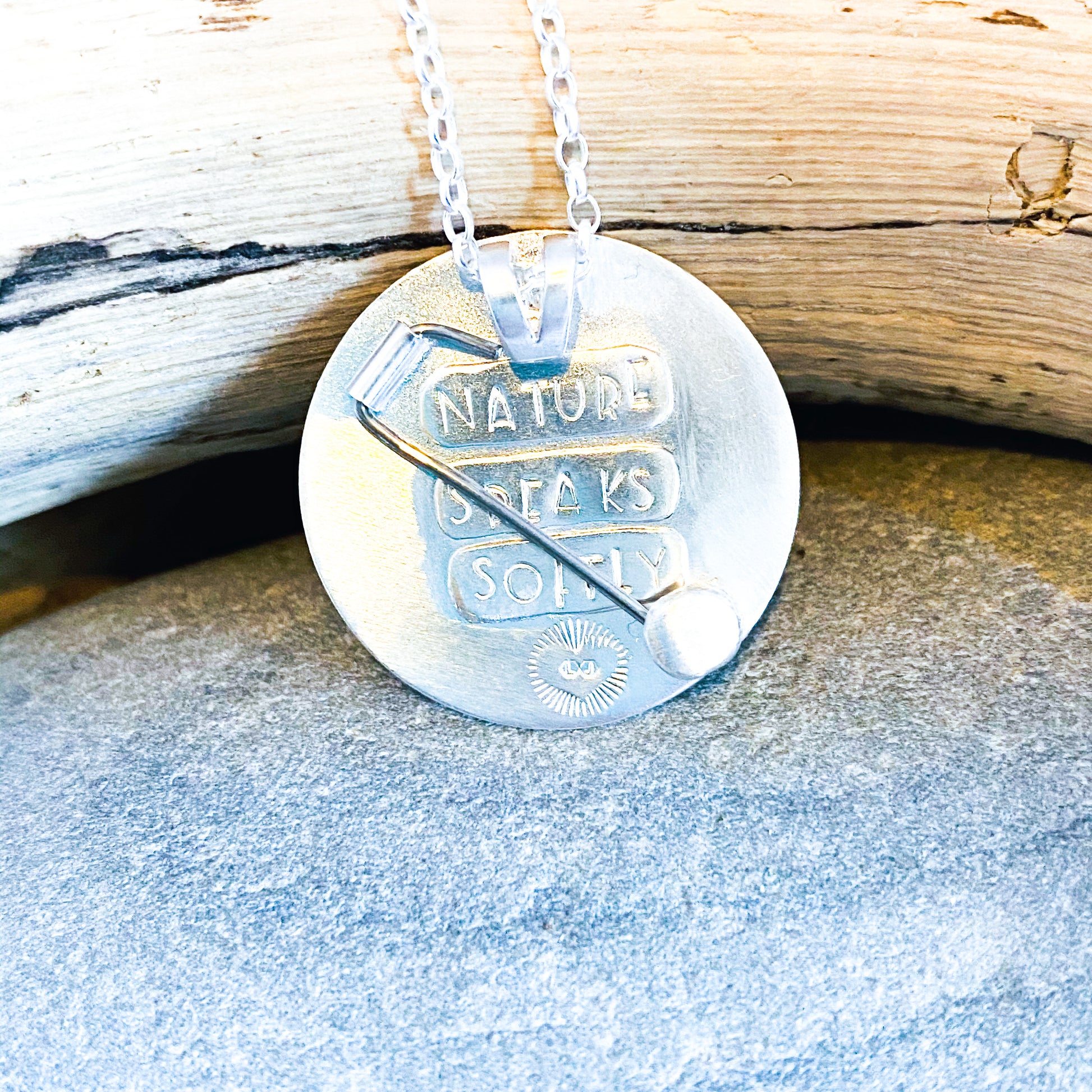 Golden Hare, Necklace, Small Dog Silver