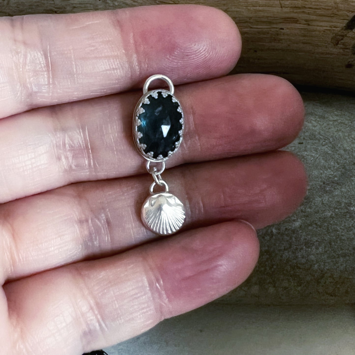 Mermaids Treasure Pendants, Necklace, Small Dog Silver