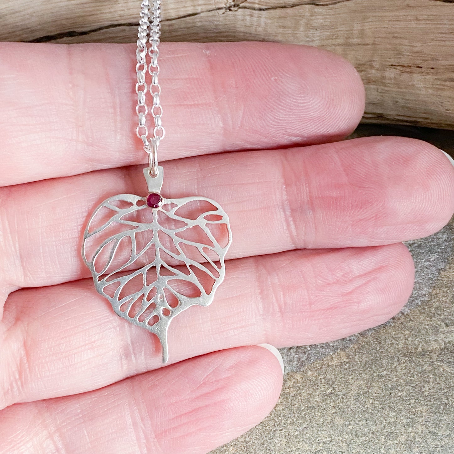 Skeleton Leaf Necklace