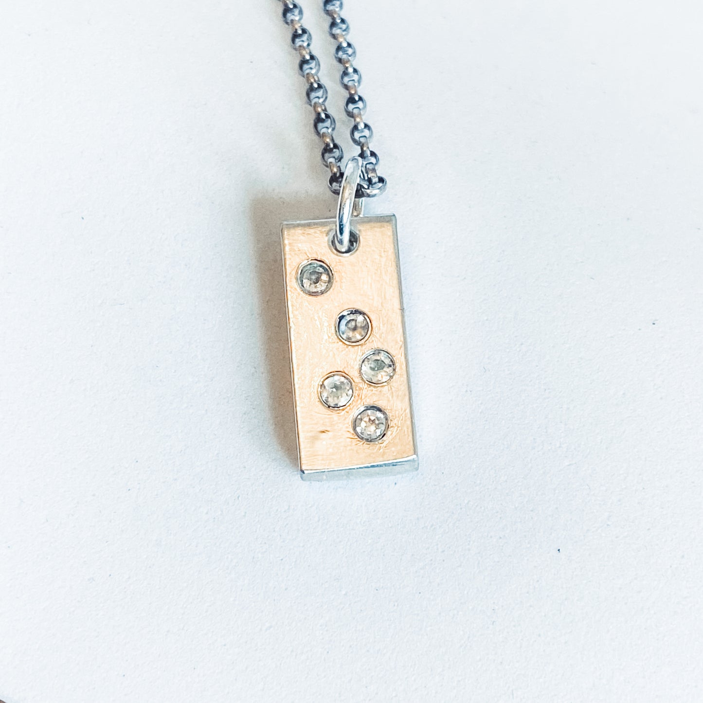 Starfall, Necklace, Small Dog Silver