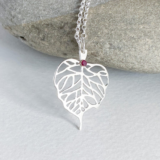 Skeleton Leaf Necklace