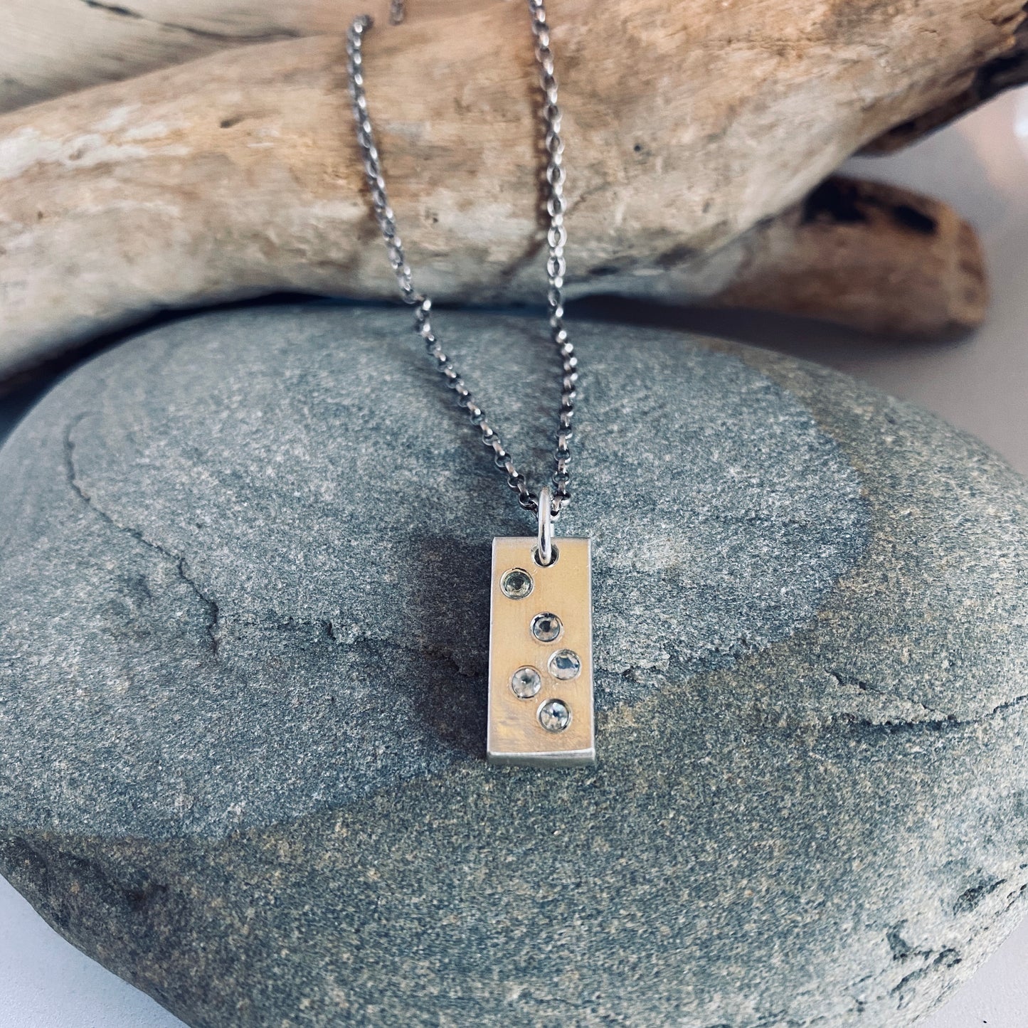 Starfall, Necklace, Small Dog Silver
