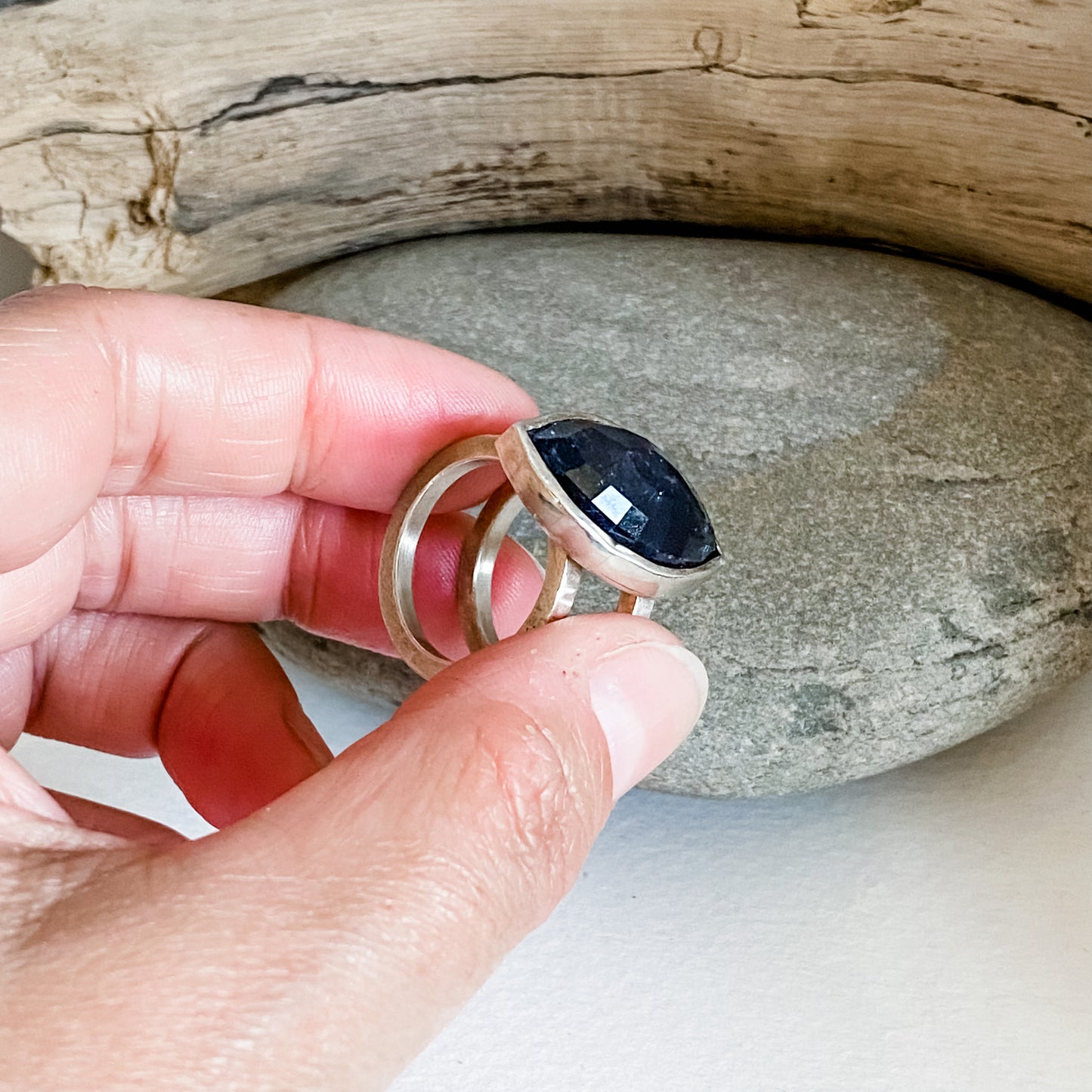 Tourmaline Cocktail Ring, Rings, Small Dog Silver