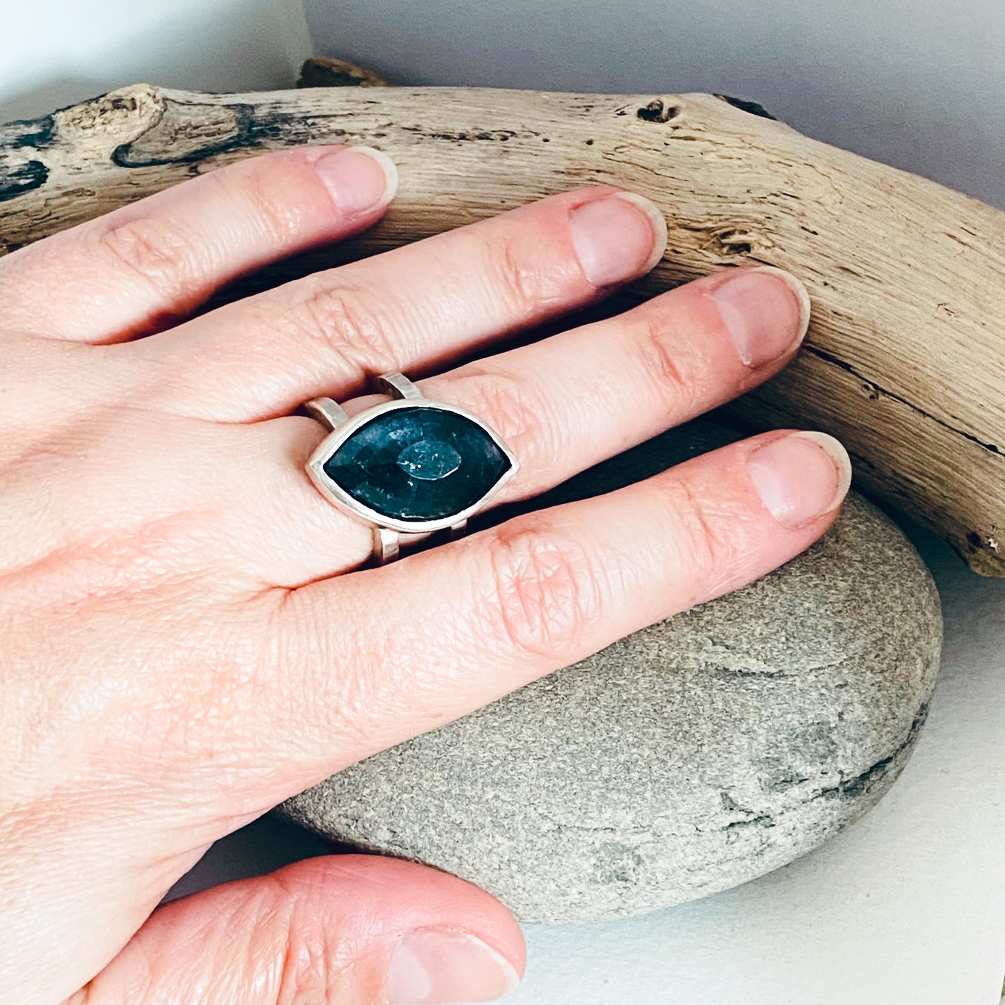 Tourmaline Cocktail Ring, Rings, Small Dog Silver