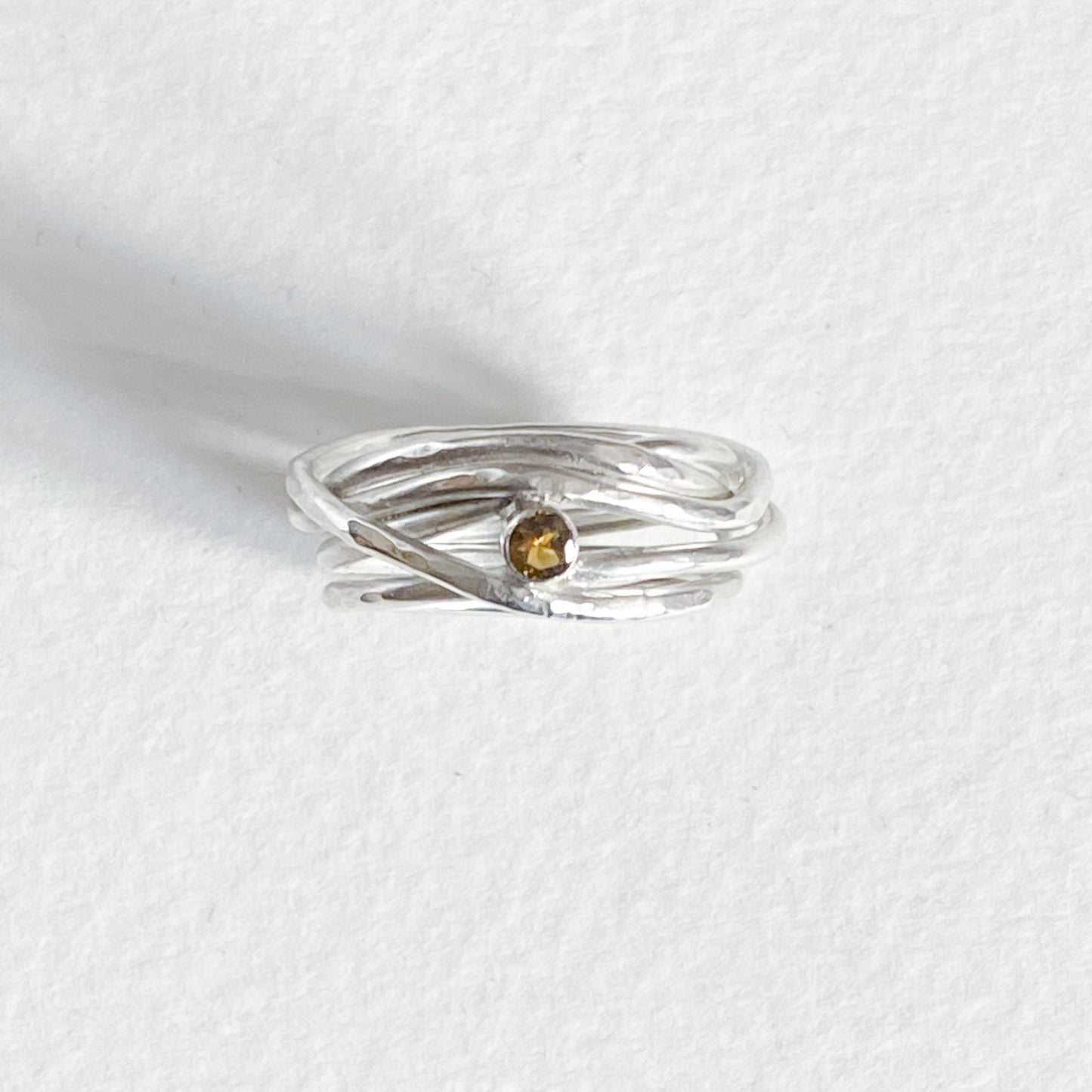Spiral Tourmaline Ring