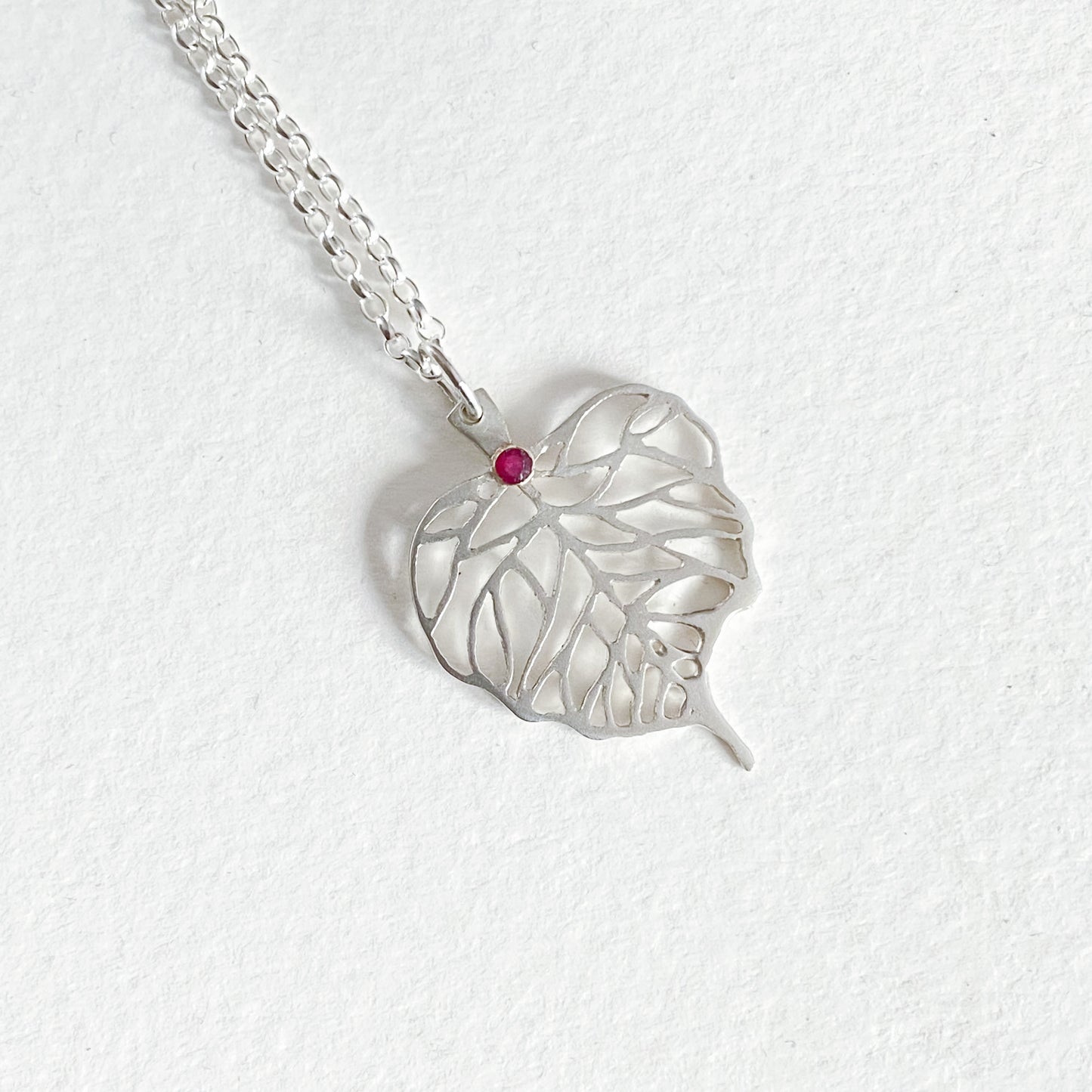 Skeleton Leaf Necklace