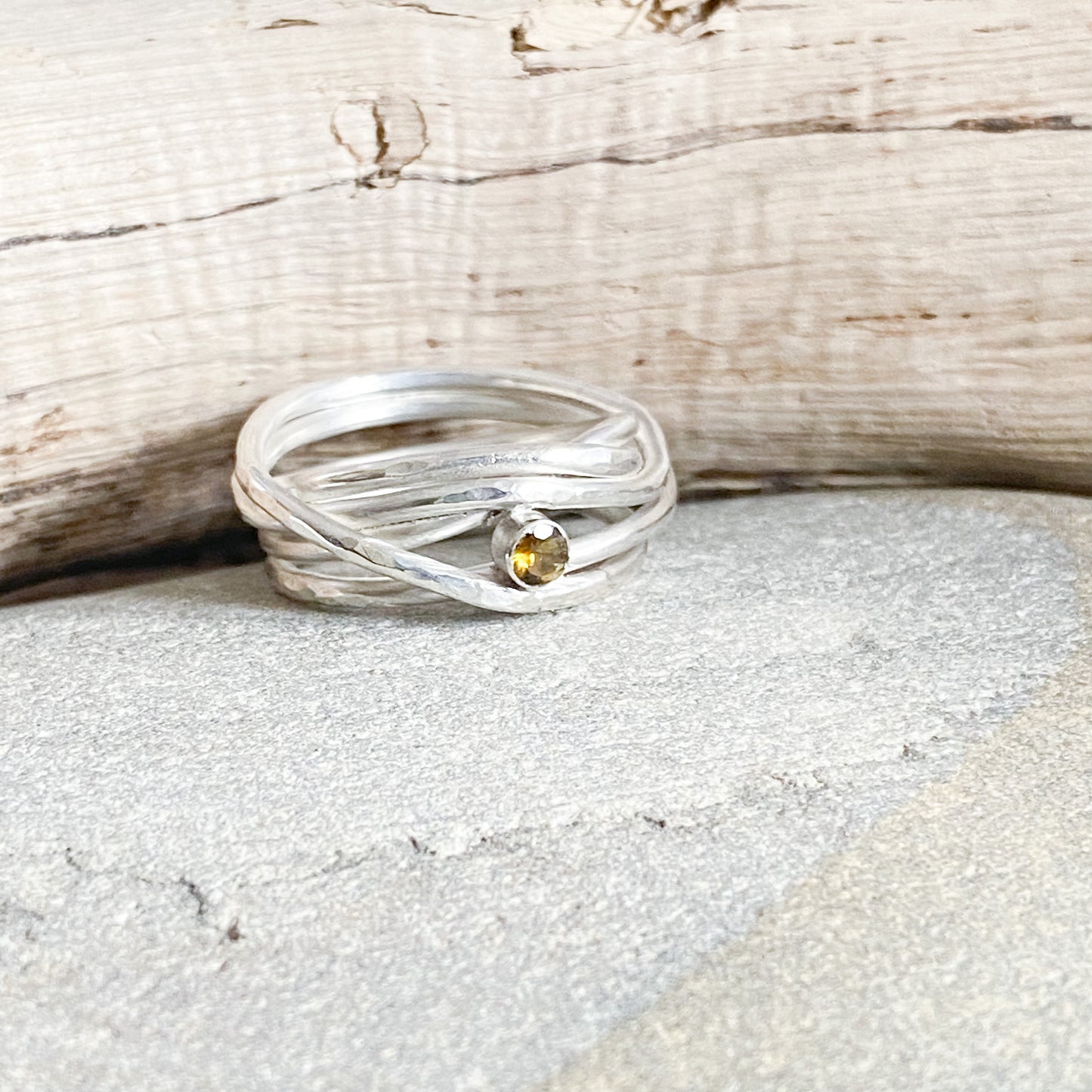 Spiral Tourmaline Ring