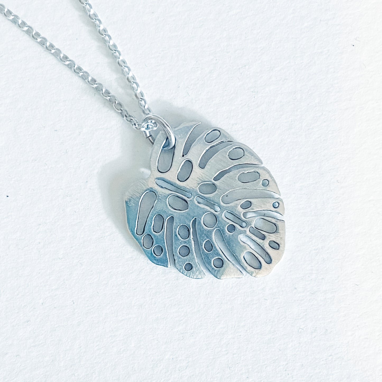 Monstera Leaf Necklace