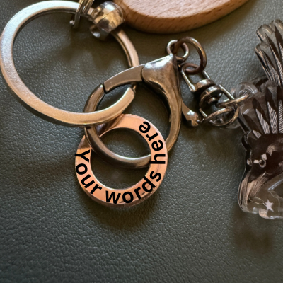 Copper Keyring Washer
