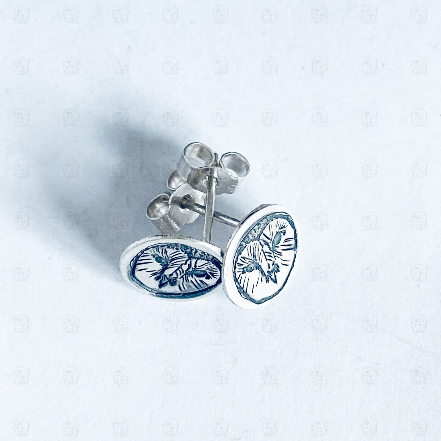 Athena Earrings, Earrings, Small Dog Silver
