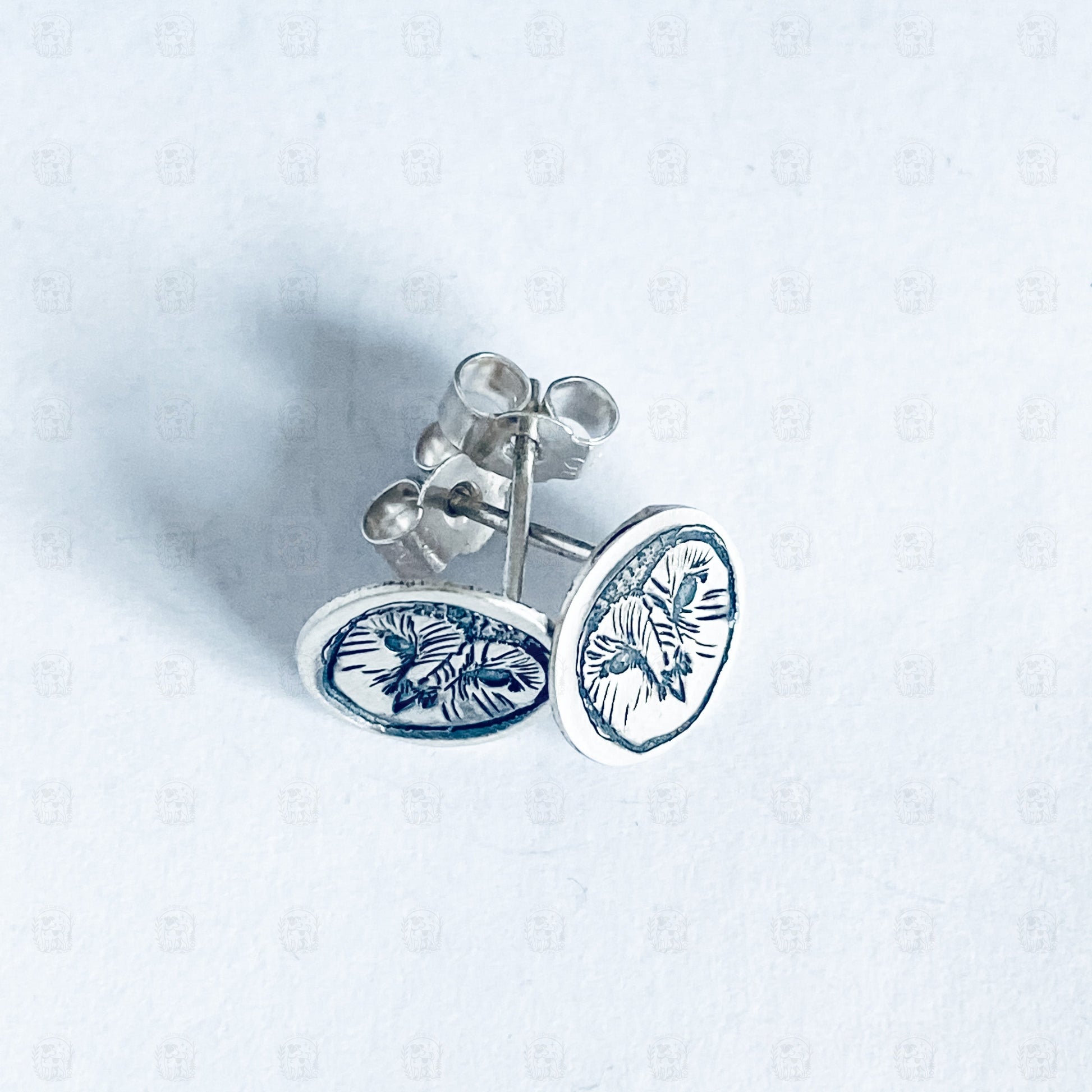 Athena Earrings, Earrings, Small Dog Silver