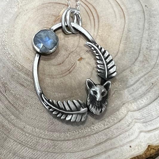 Fox and Fern Necklace