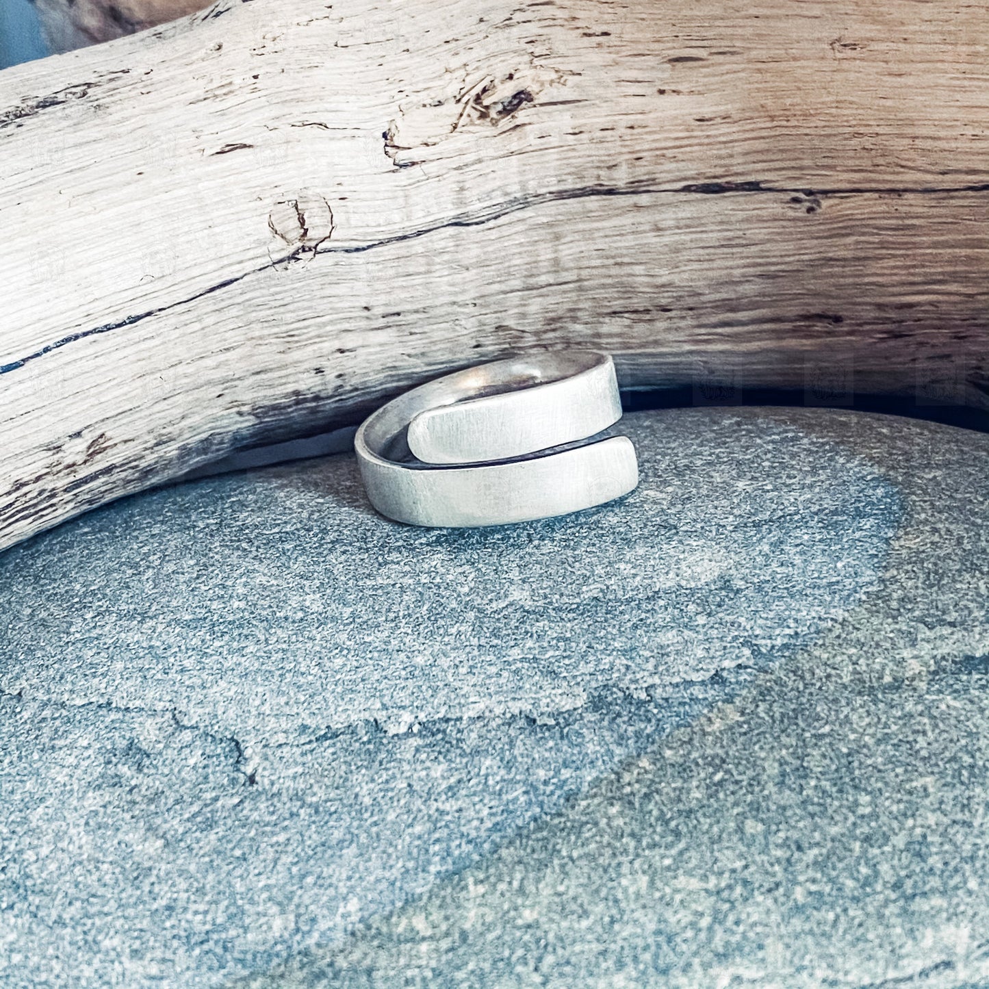 Satin Wrap Ring, Rings, Small Dog Silver