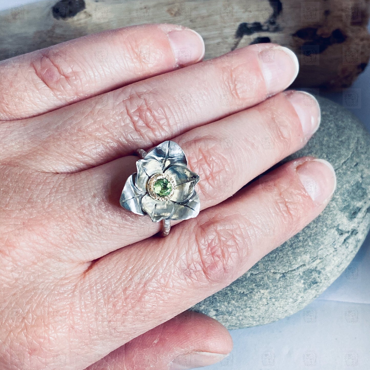 Crocus Ring, Rings, Small Dog Silver