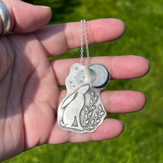 Moongazing Hare