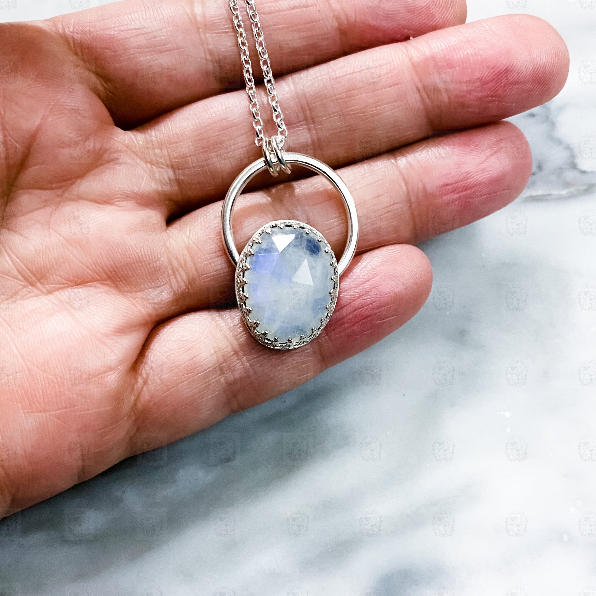 Juicy Gemstone Necklace, Necklace, Small Dog Silver