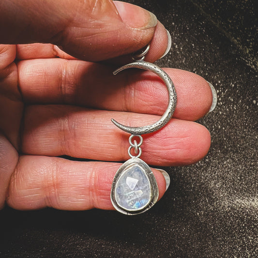 Sister Moon, Necklaces, Small Dog Silver