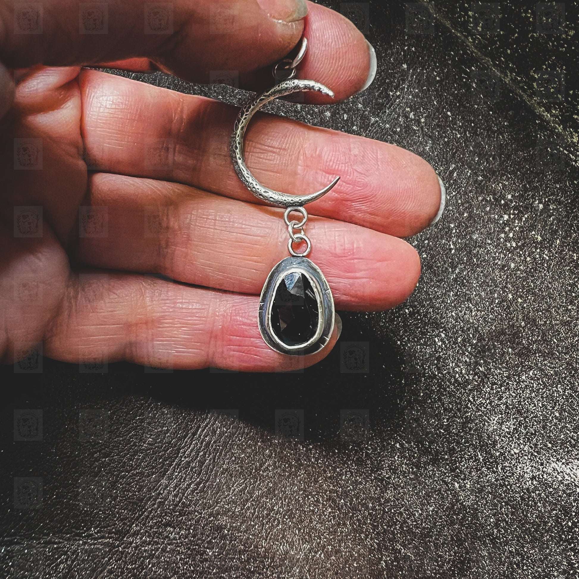 Sister Moon, Necklaces, Small Dog Silver