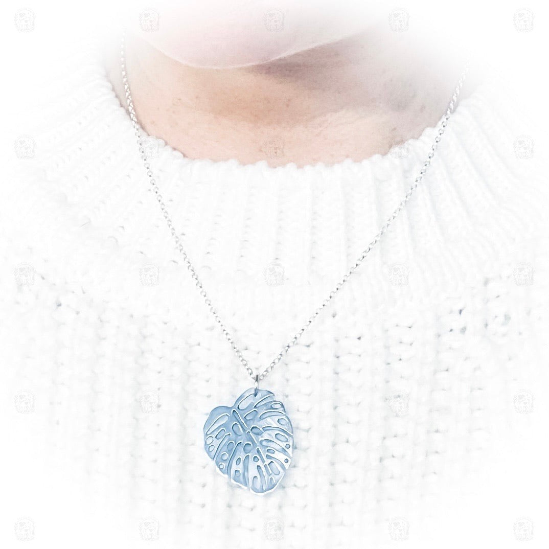 Monstera Leaf Necklace