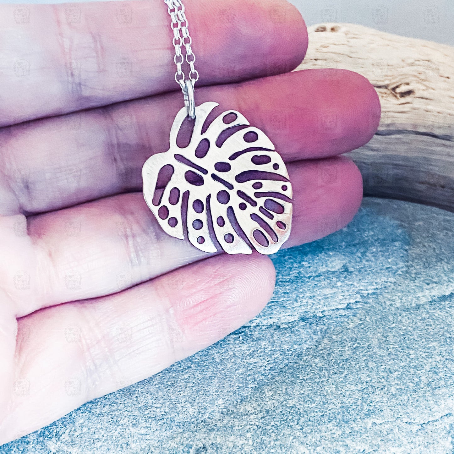 Monstera Leaf Necklace