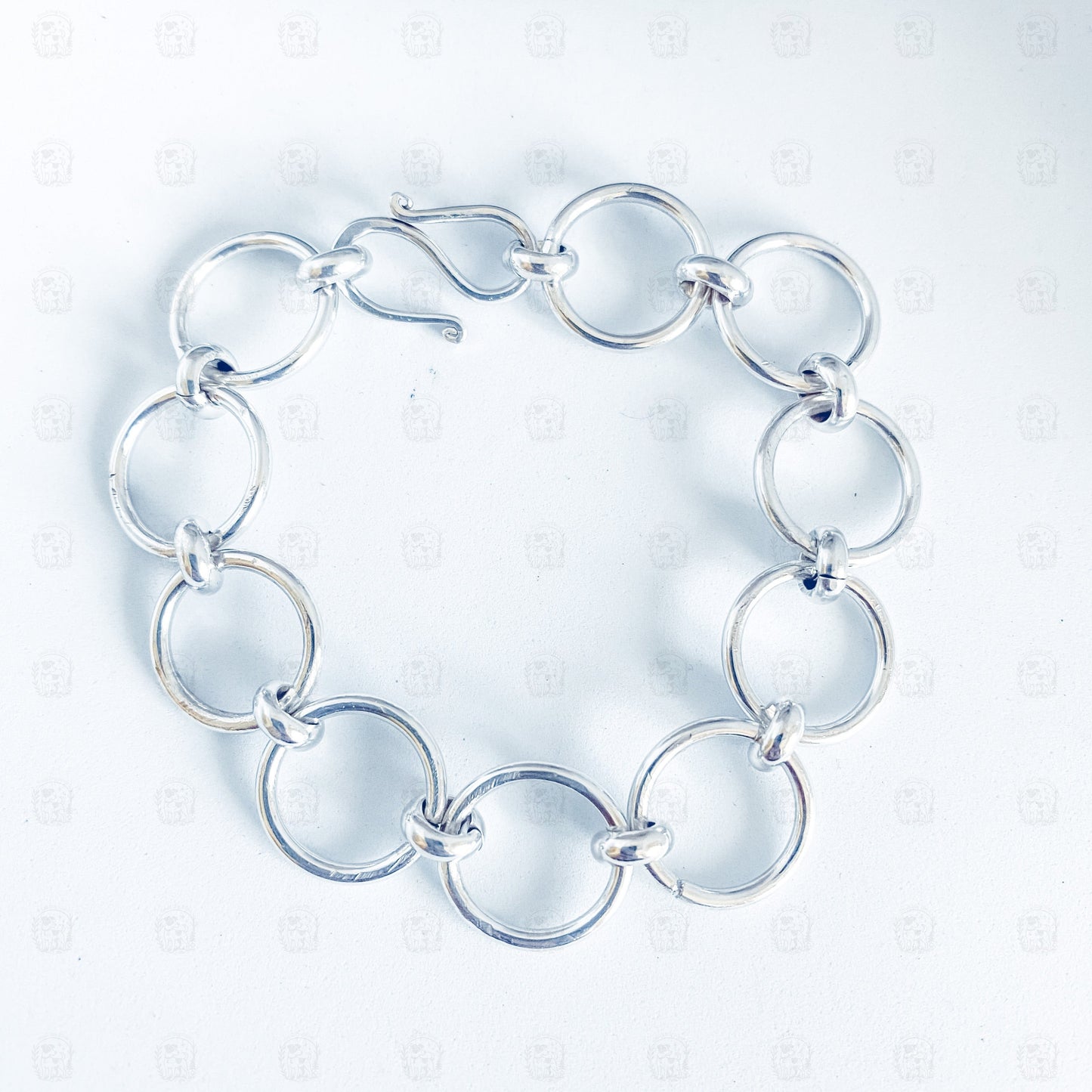 Simple Sterling Bracelet, Bracelet, Small Dog Silver