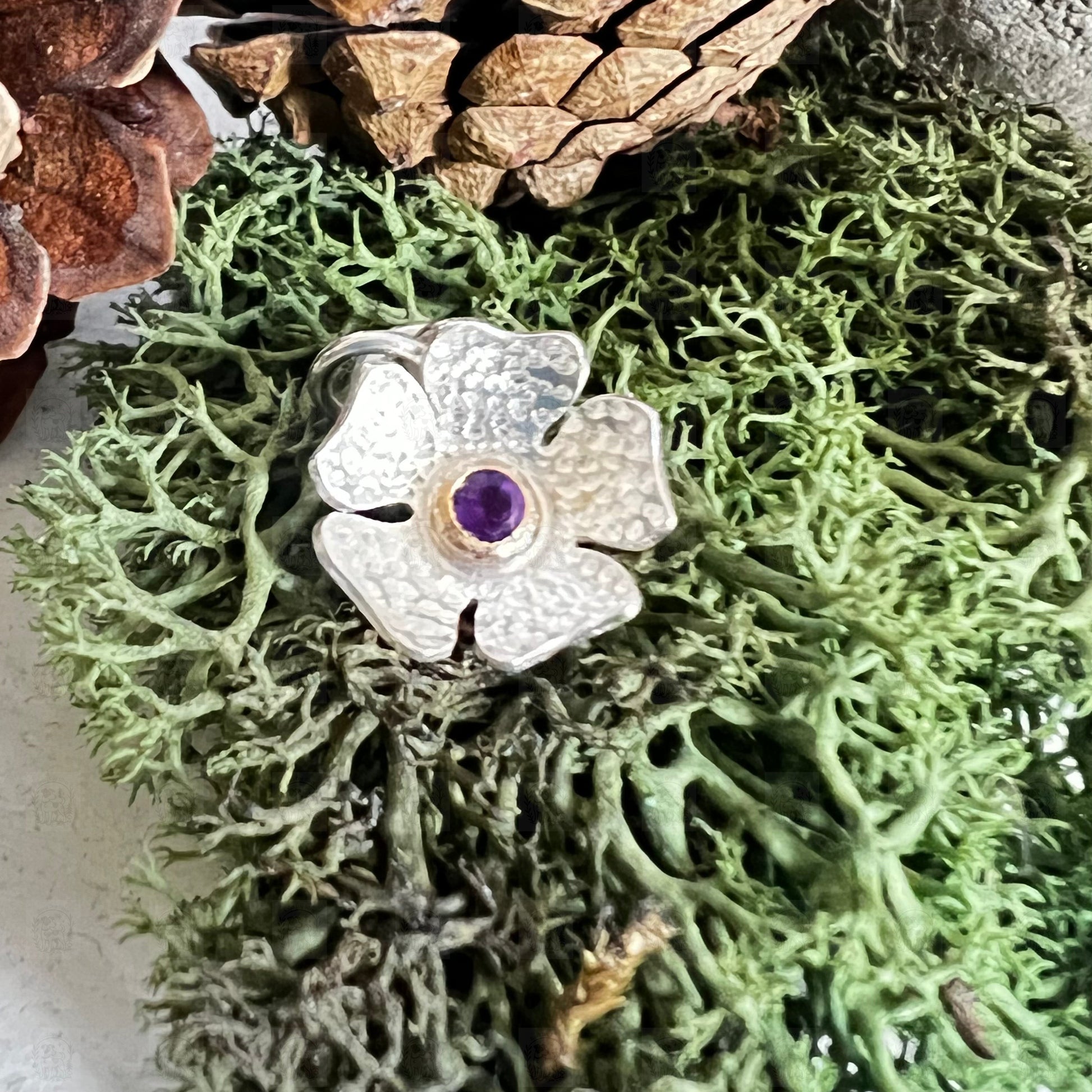 Blossom Necklace, Necklace, Small Dog Silver