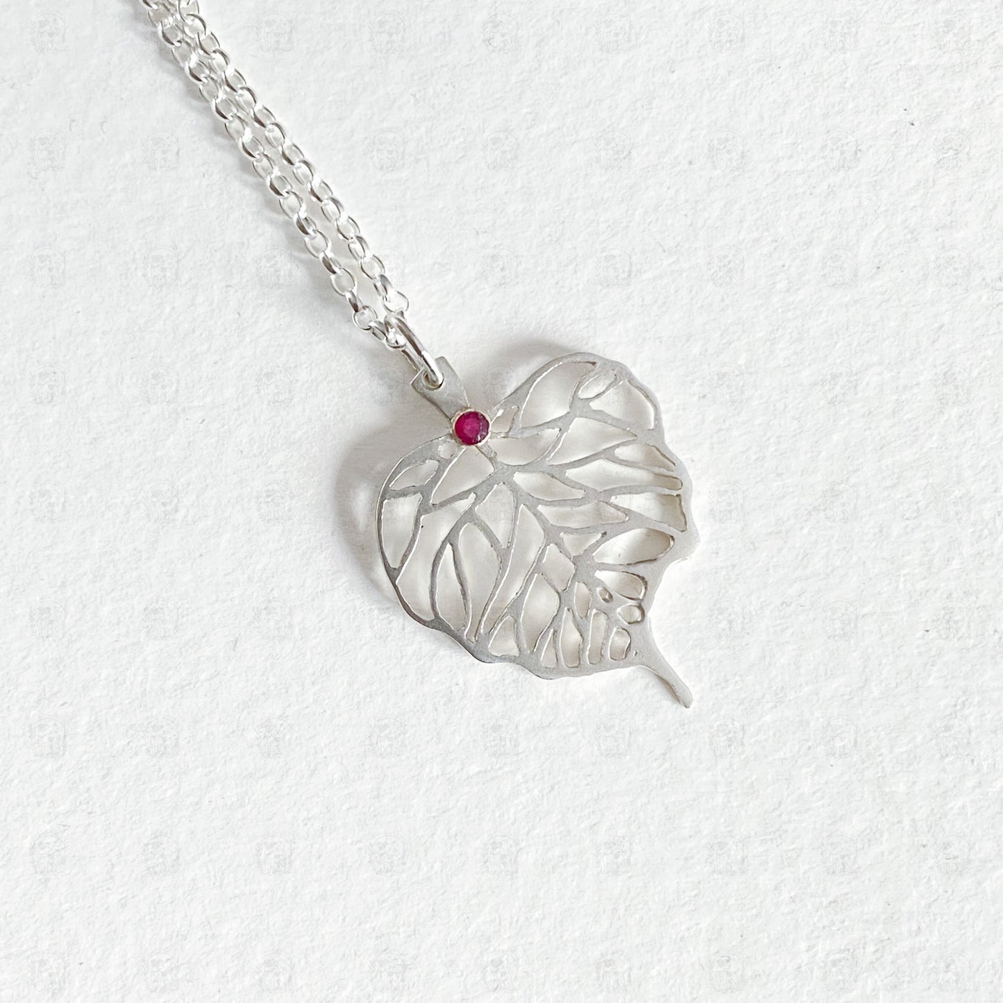 Skeleton Leaf Necklace