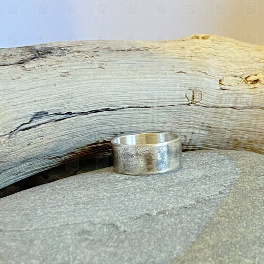 Textured Band, Rings, Small Dog Silver