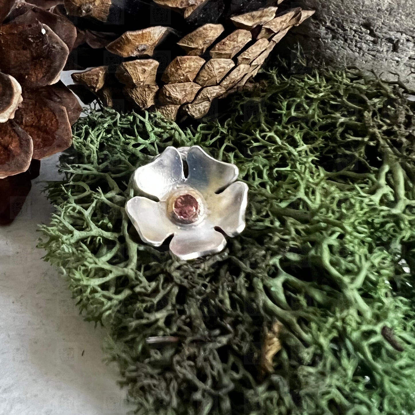 Blossom Necklace, Necklace, Small Dog Silver