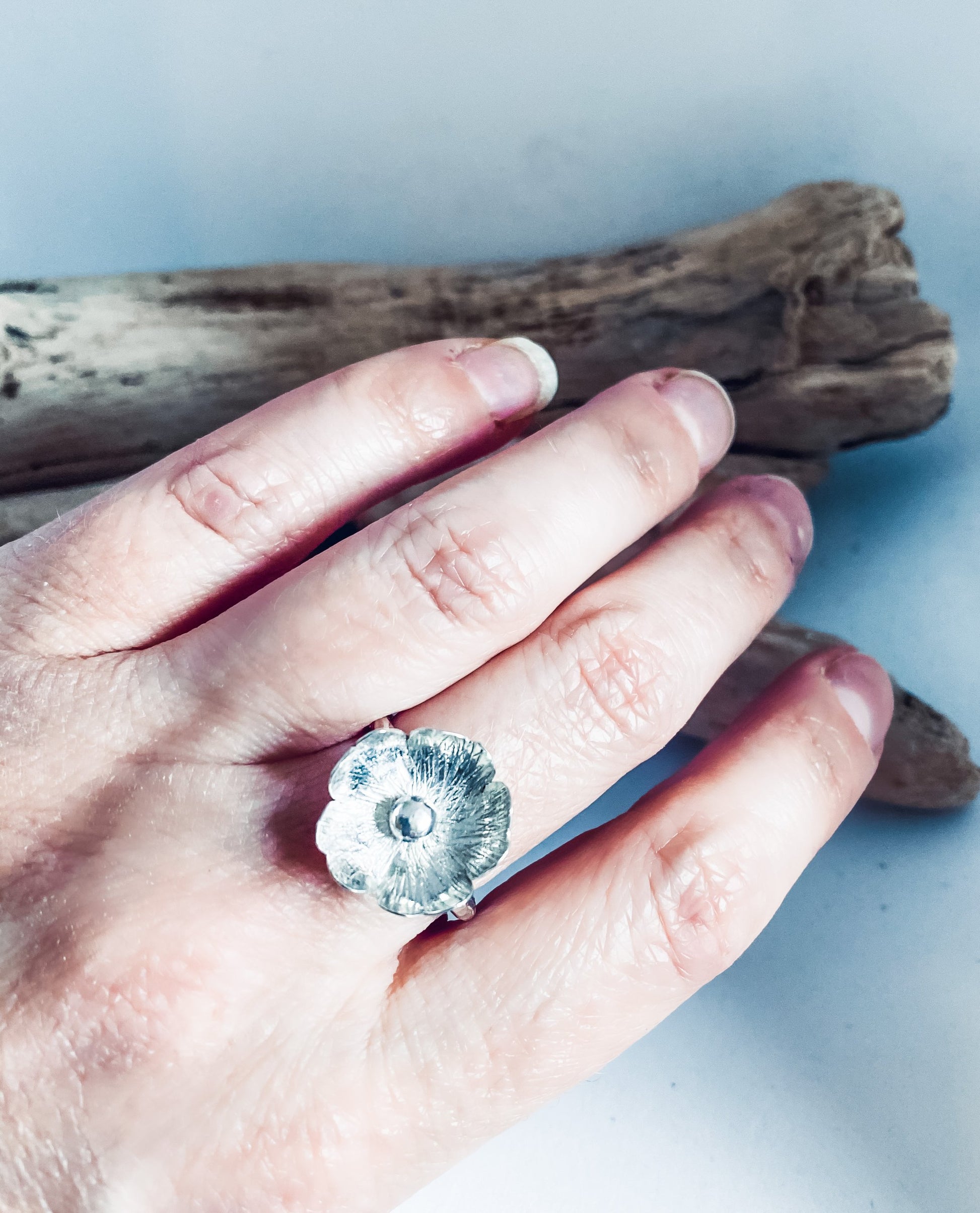 Blossom Ring, Rings, Small Dog Silver