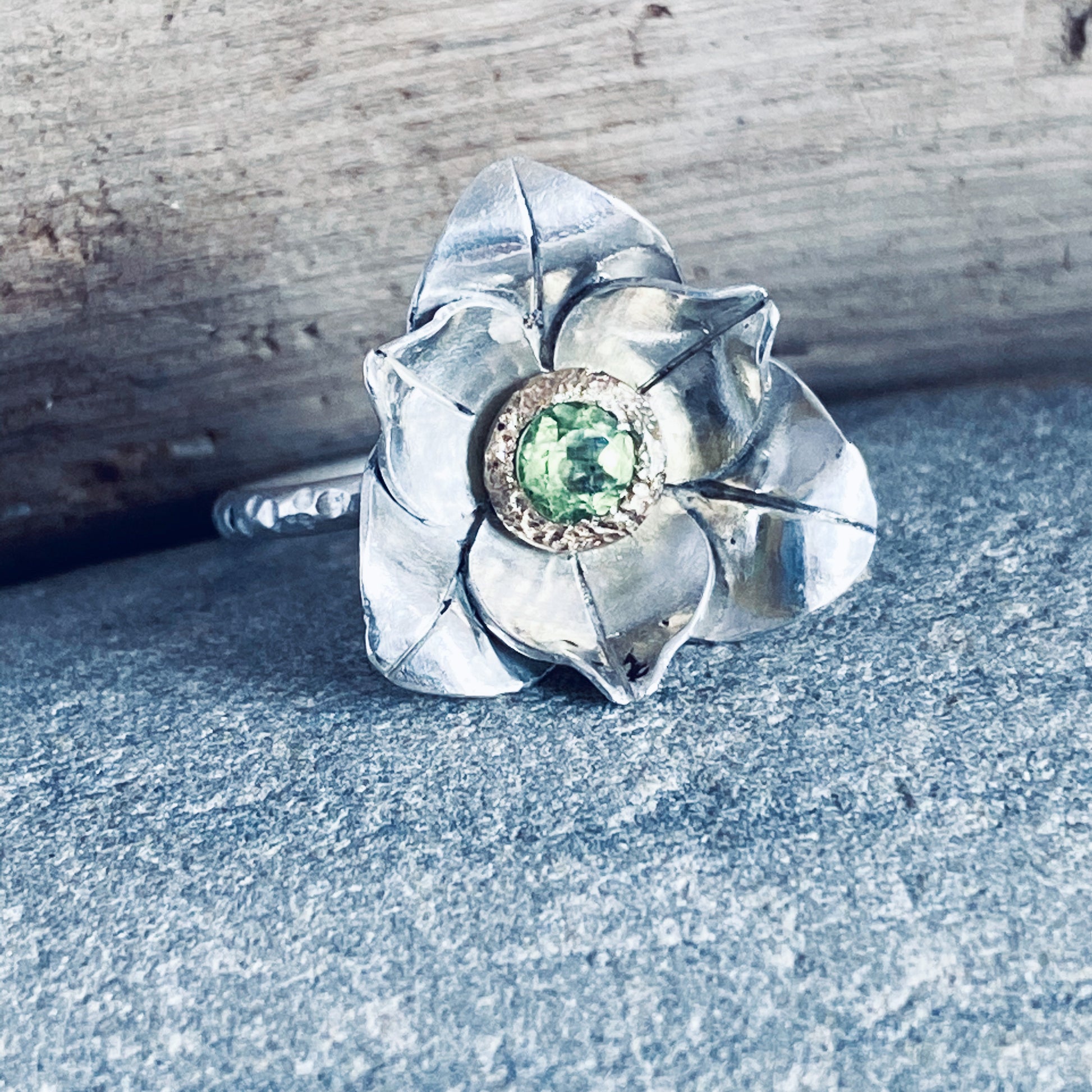 Crocus Ring - choose your gemstone, Rings, Small Dog Silver