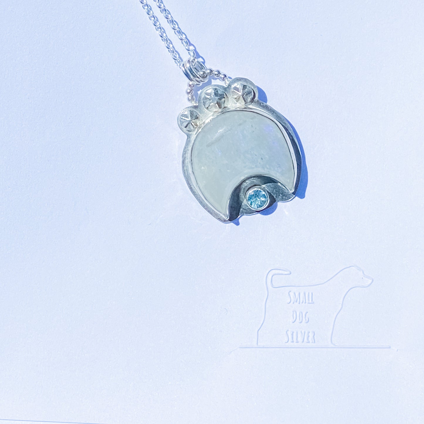 Stay Wild Necklace, Necklace, Small Dog Silver