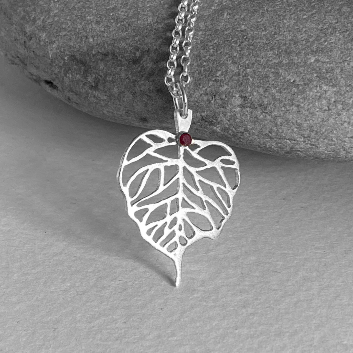 Skeleton Leaf Necklace