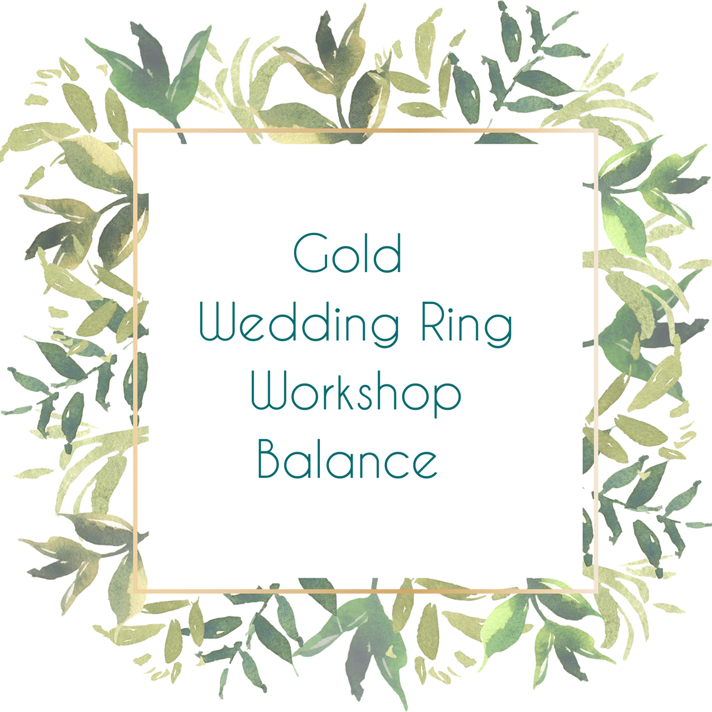 Wedding Ring Workshop - Balance Payment, Workshop, Small Dog Silver